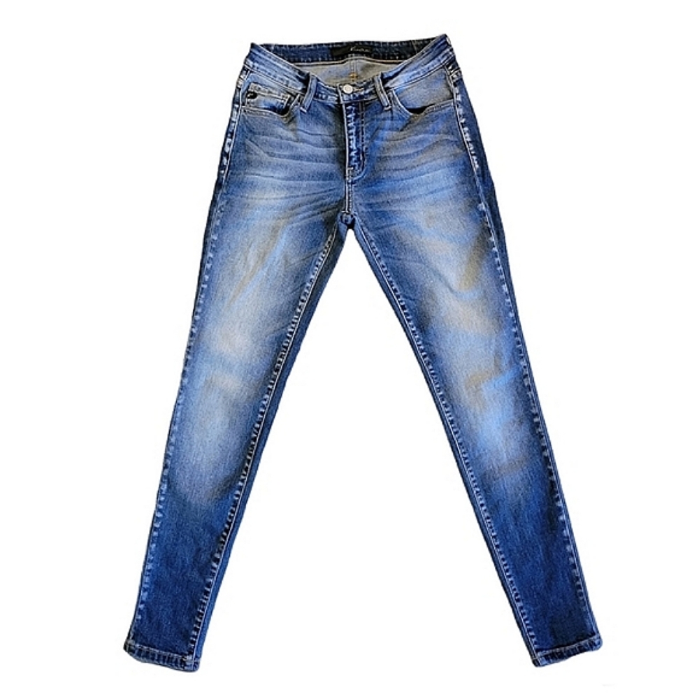 KanCan Skinny Jean Women's Sz 25 Mid Rise Stretch Stonewash Denim